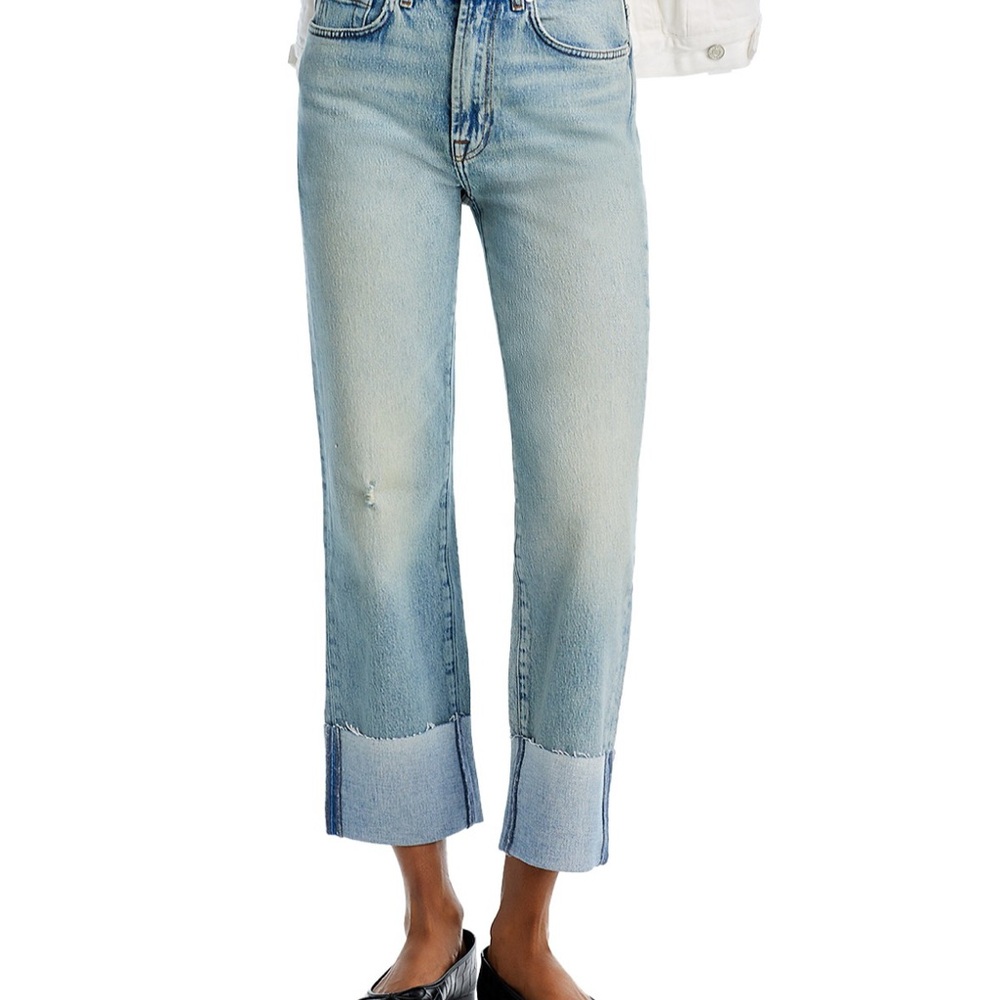 7 for all mankind high rise ankle jeans